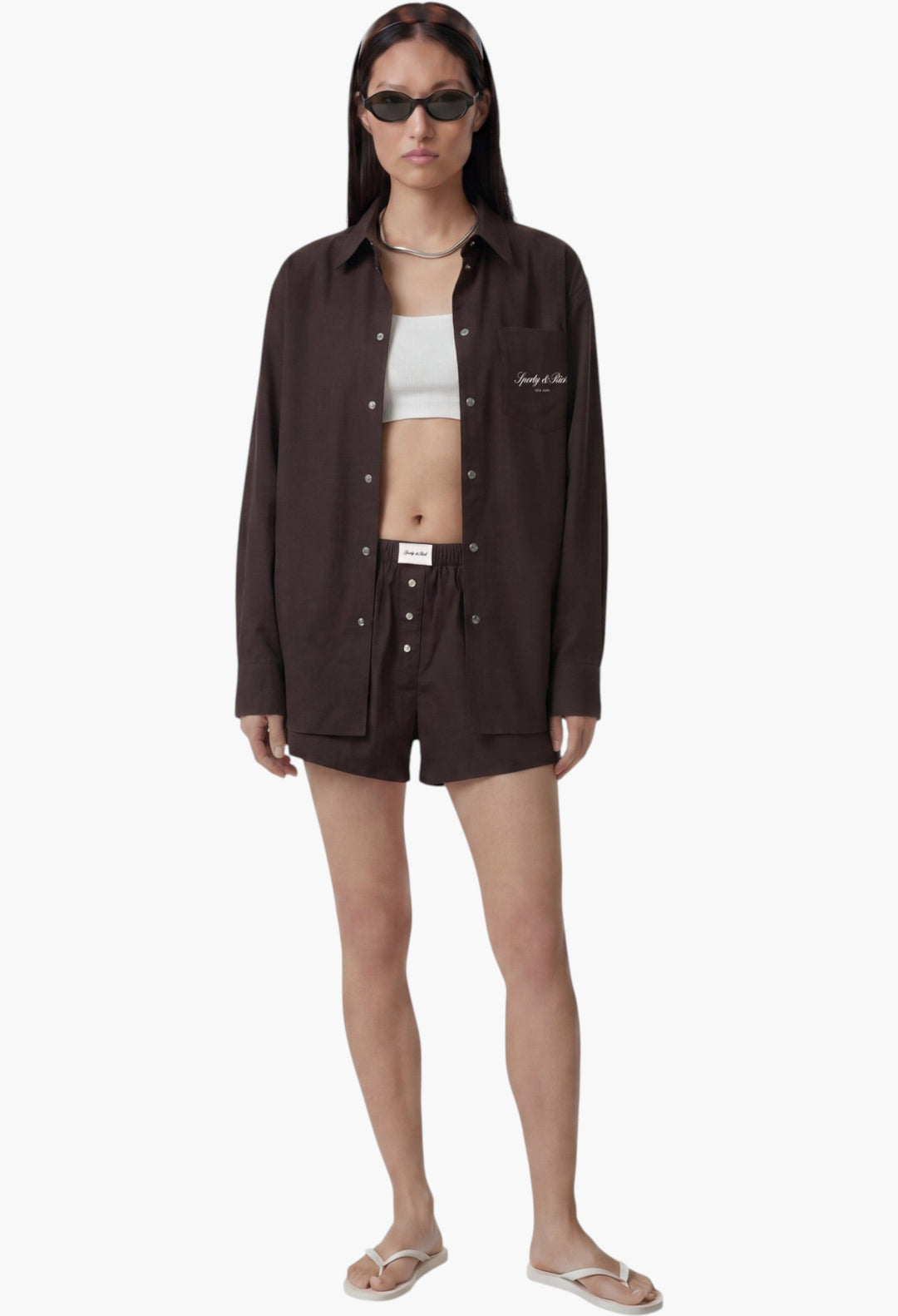 Signature NY Oversized Shirt - GLAM MODA