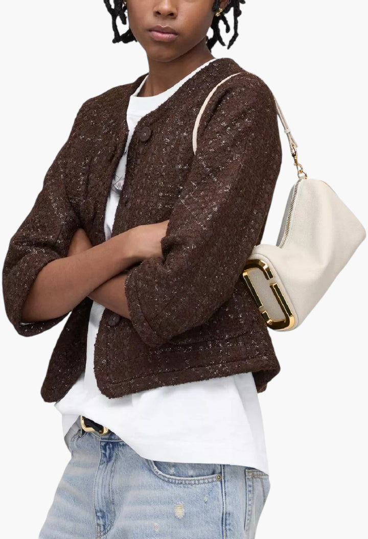 Snapshot Leather Shoulder Bag - GLAM MODA