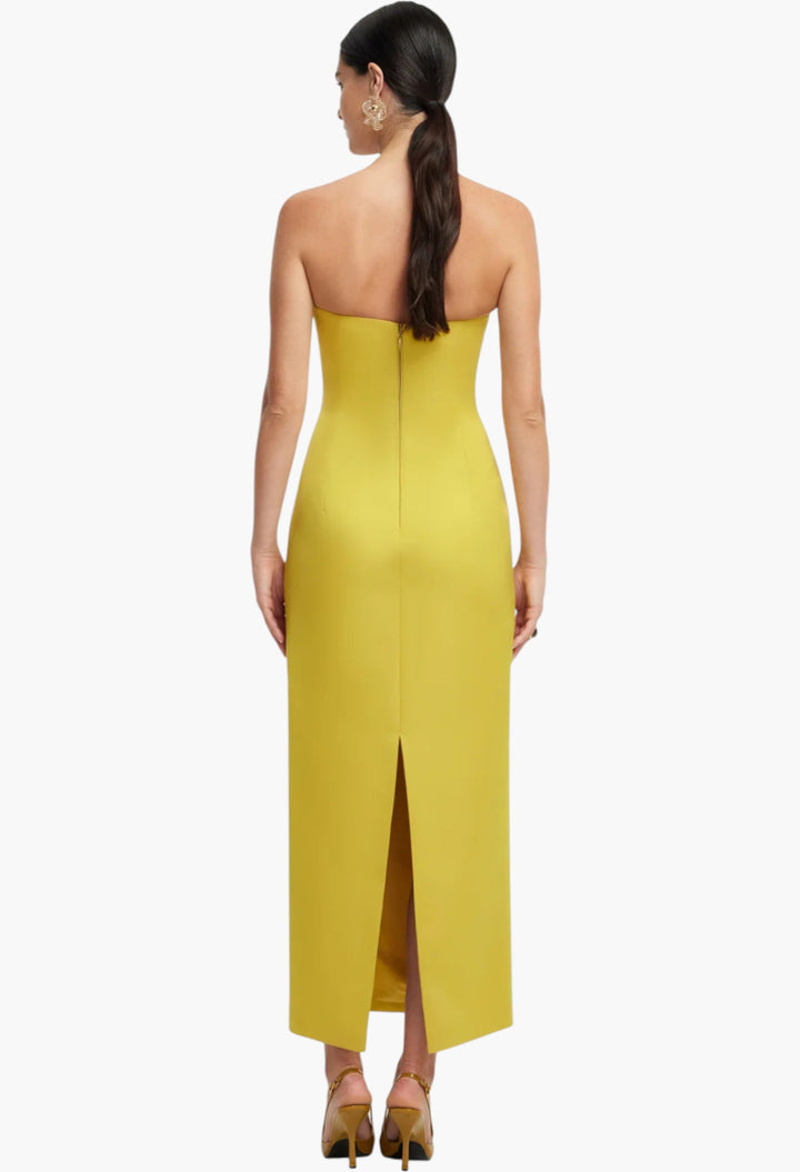 Appliqué Floral Maxi Dress - GLAM MODA
