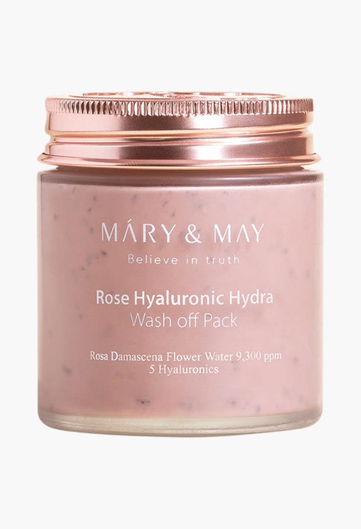 Vegan Rose Hyaluronic Hydra Wash off Pack