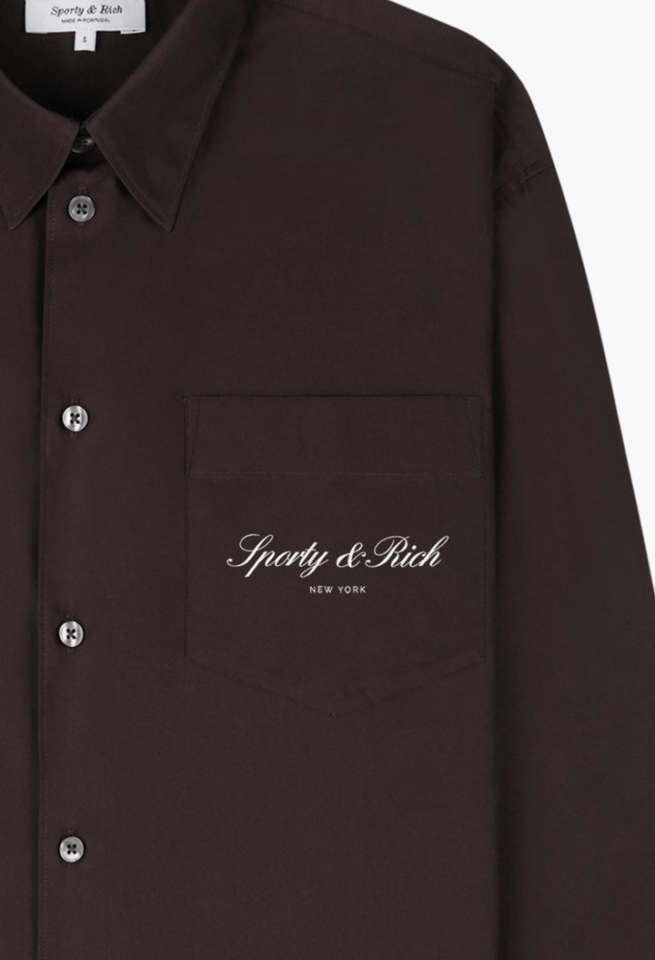 Signature NY Oversized Shirt - GLAM MODA
