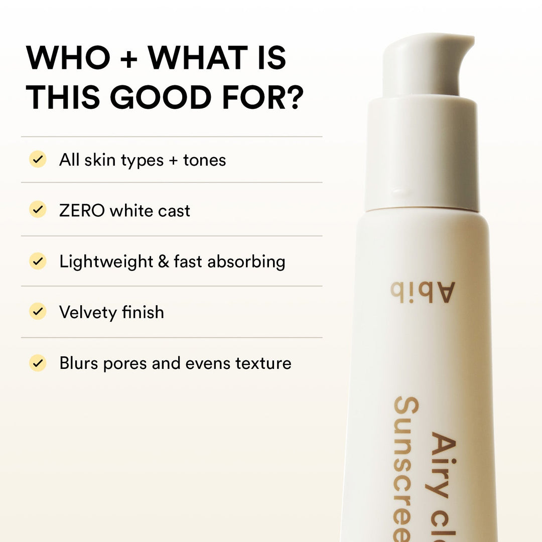 Airy Clear Sunscreen Gel Smoothing Tube