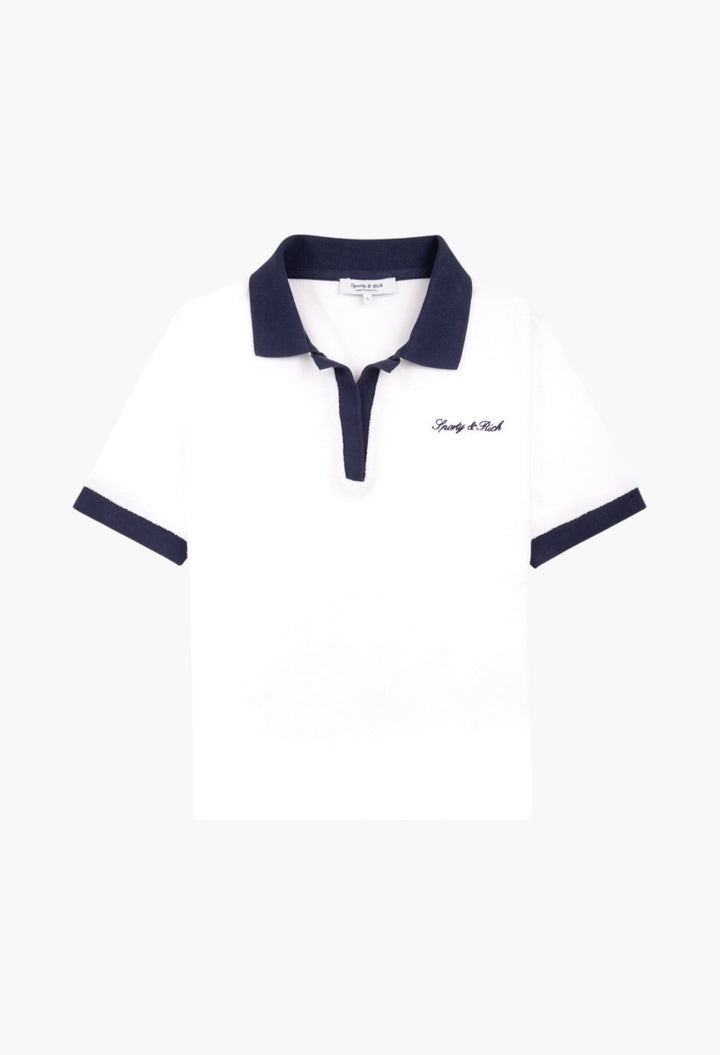 Signature Logo Terry Polo - GLAM MODA