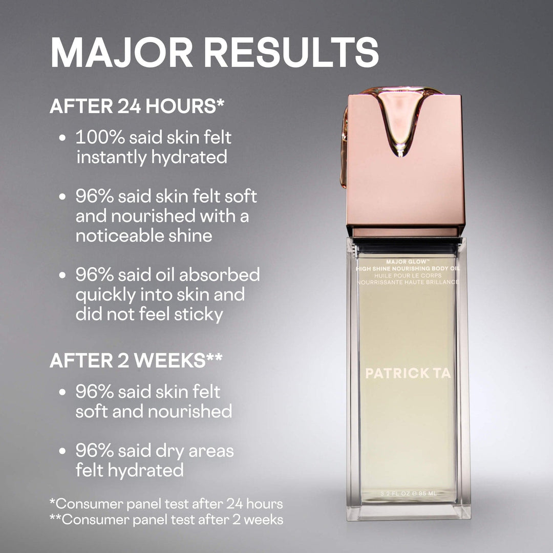 Major Glow High Shine Nourishing Body Oil - GLAM MODA