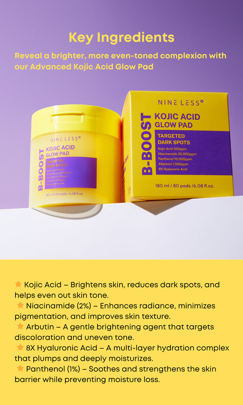 B-Boost Kojic Acid Glow Pad