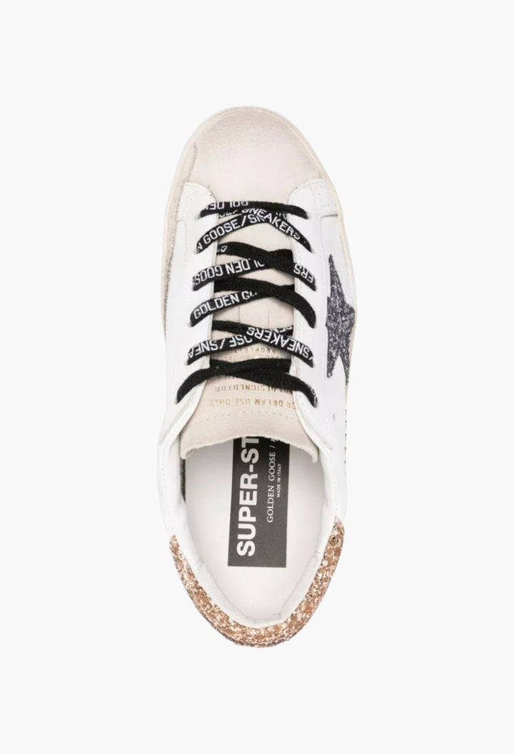 Golden goose - Super-Star Leather Sneakers - GLAM MODA