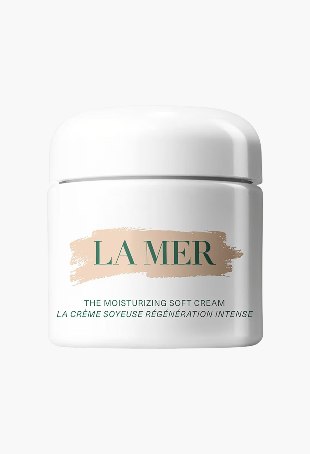 GLAM MODA La Mer The Moisturizing Soft Cream in a white 60ml jar for anti-ageing skincare.