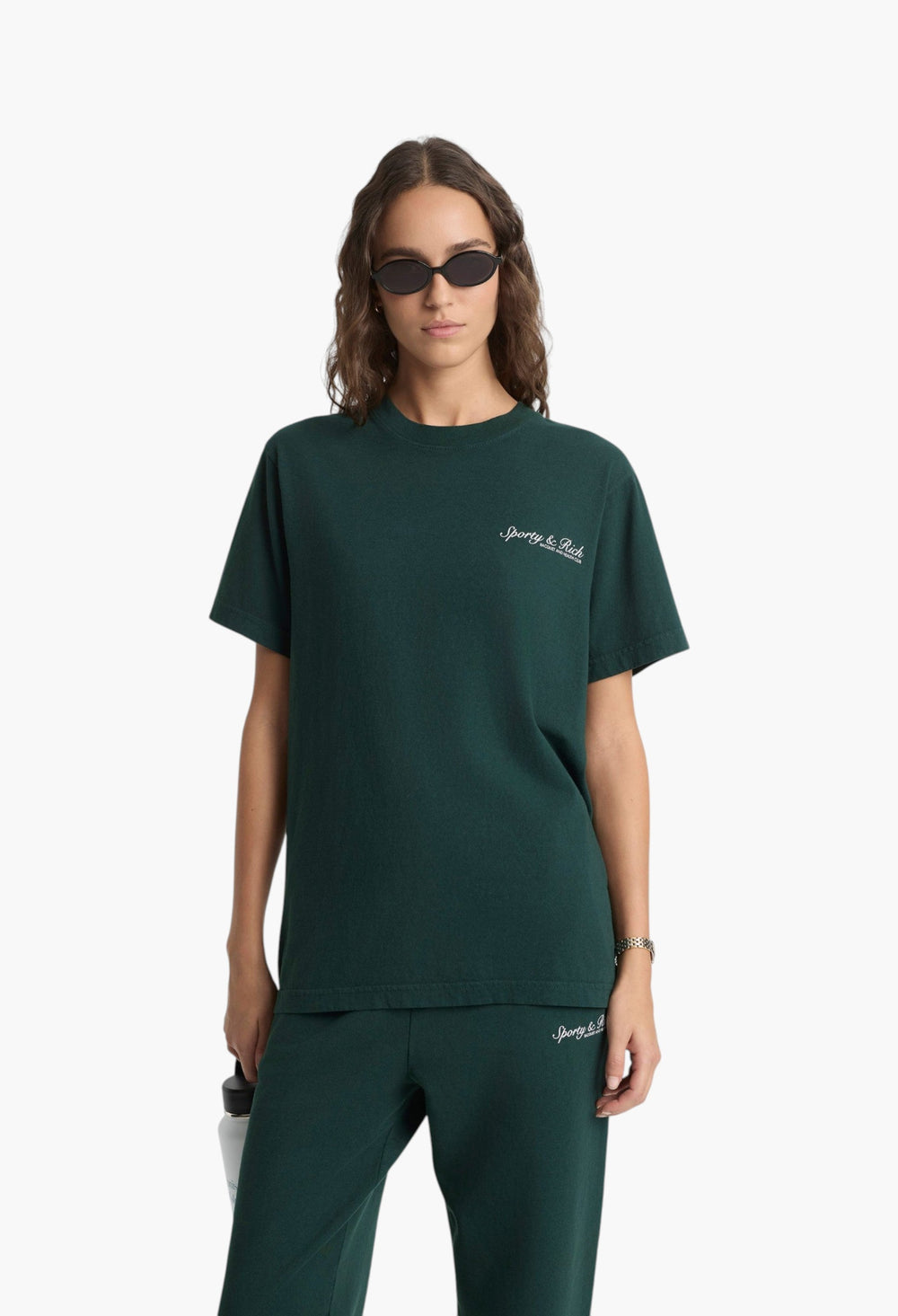 Syracuse T-Shirt - Forest/White - GLAM MODA