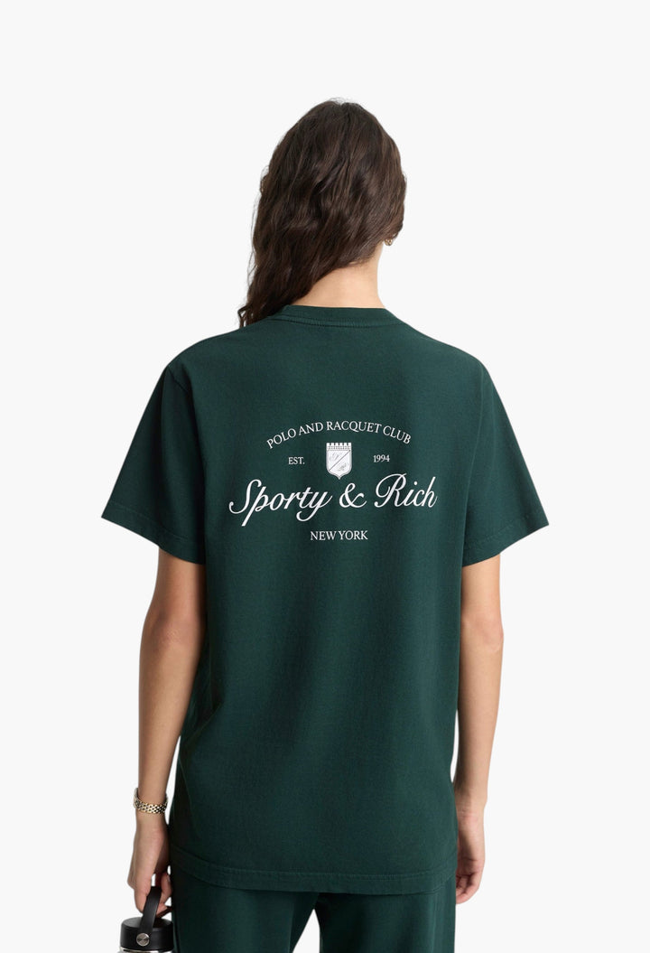 Syracuse T-Shirt - Forest/White - GLAM MODA