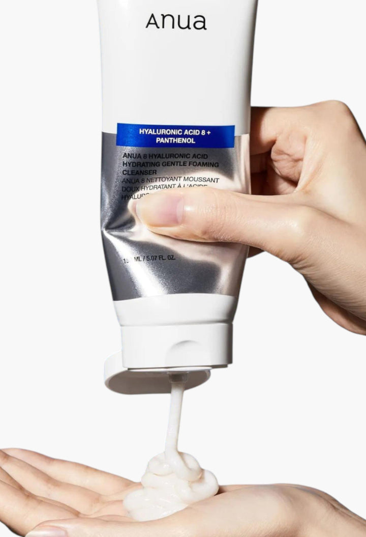 Anua 8 Hyaluronic Acid Hydrating Gentle Foaming Cleanser - GLAM MODA