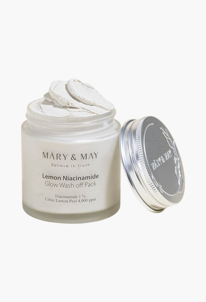 Vegan Lemon Niacinamide Glow Wash off Pack