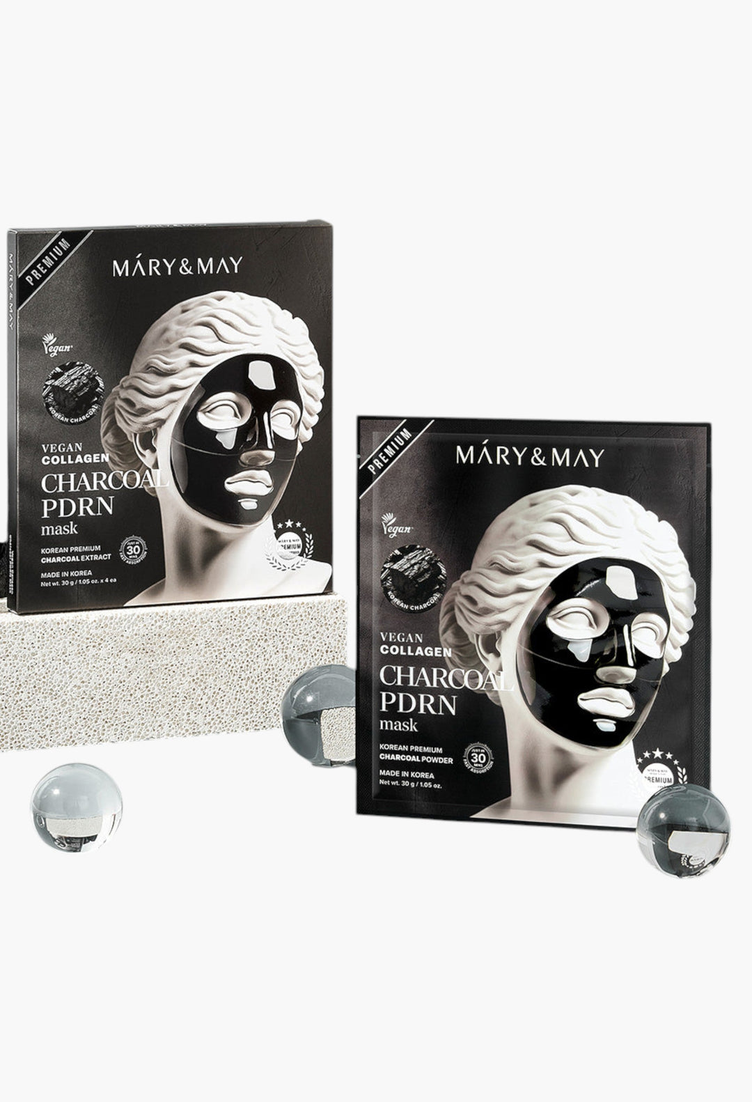 Vegan Collagen Charcoal PDRN Mask