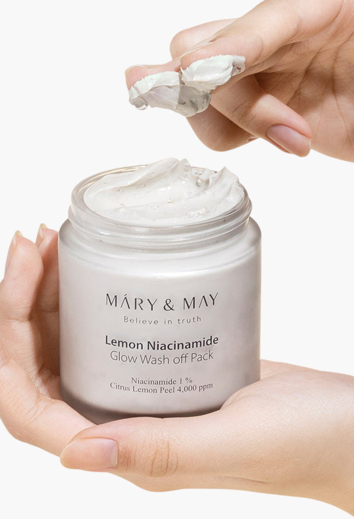 Vegan Lemon Niacinamide Glow Wash off Pack