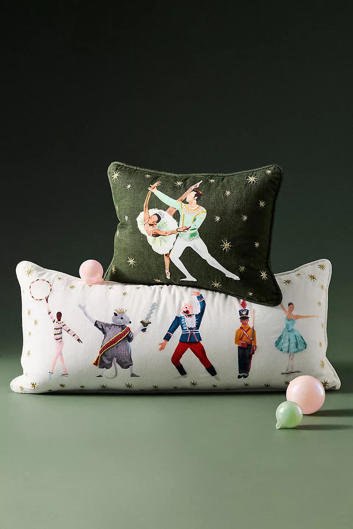 New York City Ballet Cotton Woven Pillow