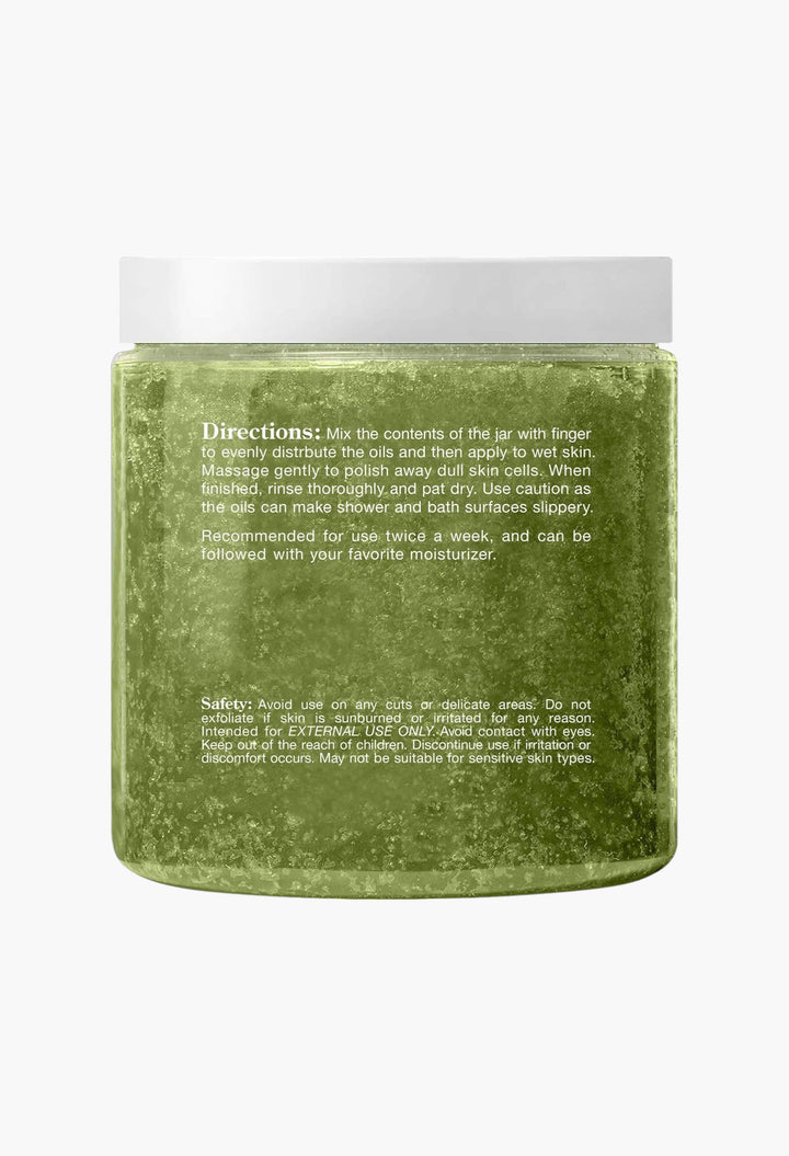 Matcha Green Tea Body Scrub For All Natural Skin Care - Exfoliating Multi Purpose Body And Facial Scrub Moisturizes And Nourishes Face And Skin - 10 Oz - Great Gift For Her - GLAM MODA