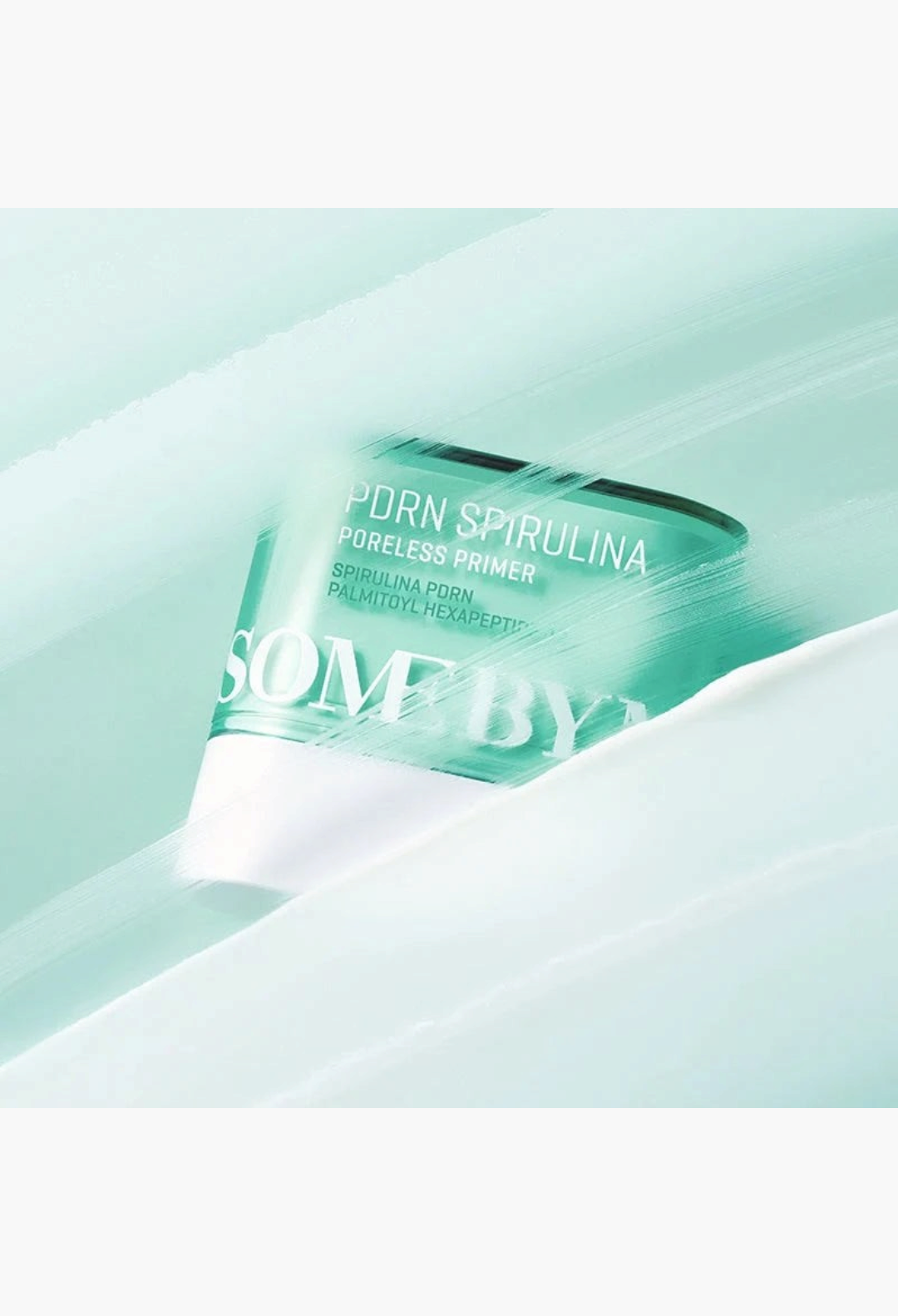 GLAM MODA SOME BY MI PDRN Spirulina Poreless Primer stick in a light green translucent packaging with matte finish