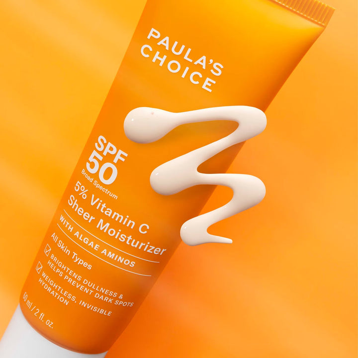 5% Vitamin C Sheer Moisturiser SPF 50 60ml - GLAM MODA