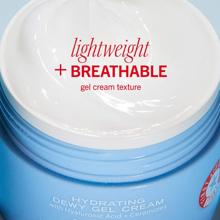 Hydrating Dewy Gel Cream Moisturizer with Hyaluronic Acid + Ceramides - GLAM MODA
