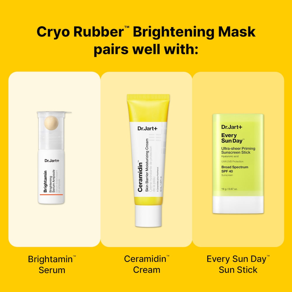 Cryo Rubber™ Brightening Face Mask with Niacinamide - GLAM MODA