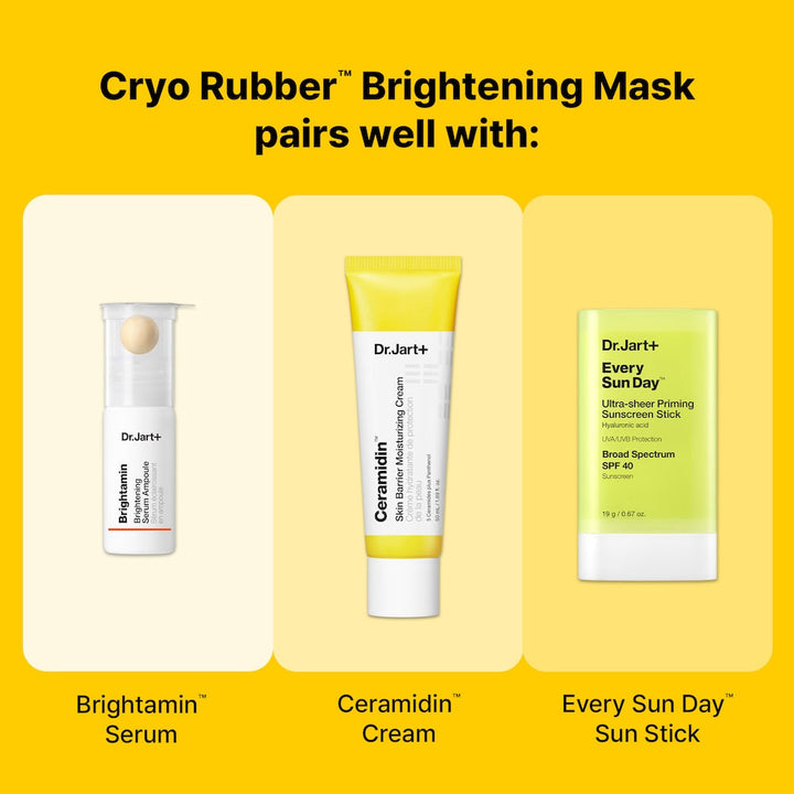 Cryo Rubber™ Brightening Face Mask with Niacinamide - GLAM MODA