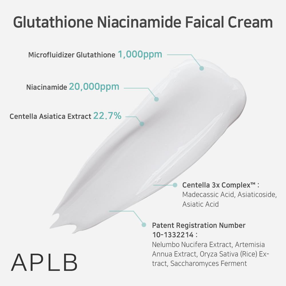 glutathione and niacinamide cream APLB Facial Glutathione Niacinamide Eye Cream 20ml