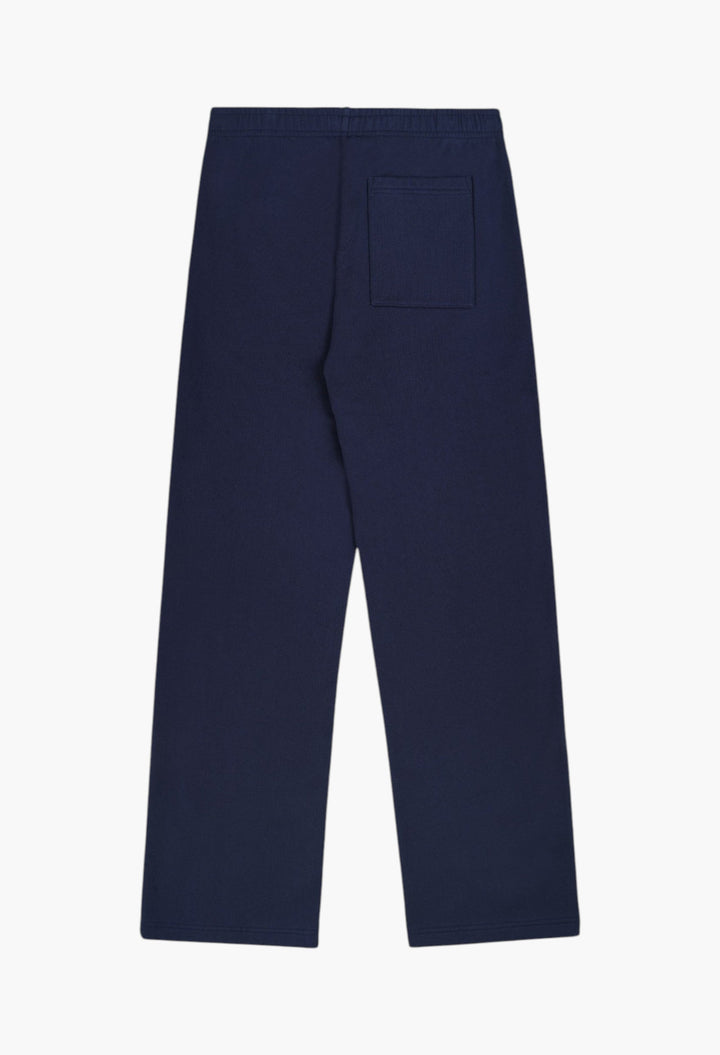 Vendome LA Embroidered Wide Sweatpant - Navy/White - GLAM MODA