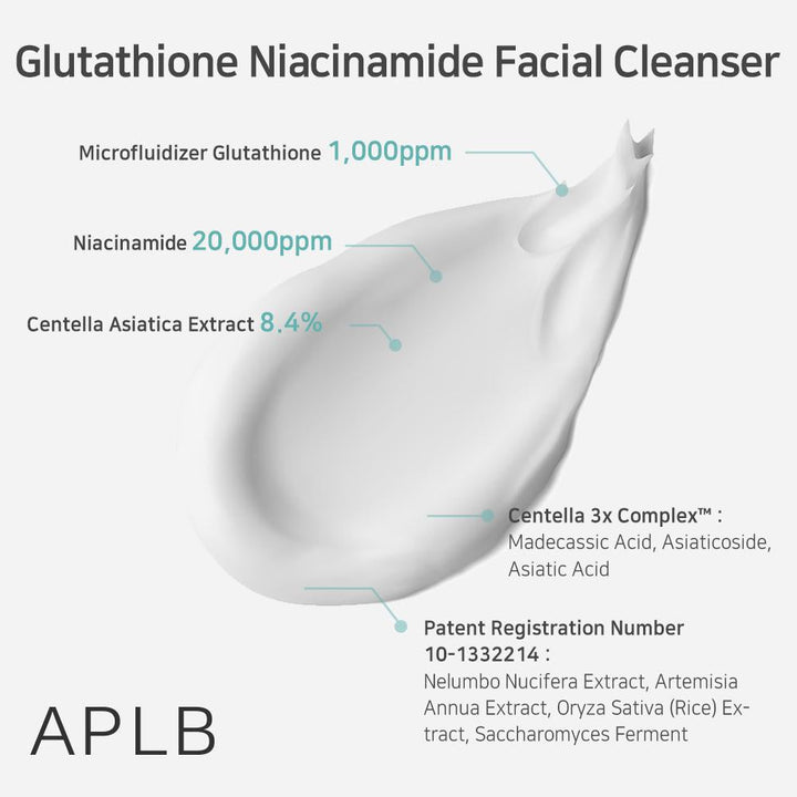 Glutathione Niacinamide Facial Cleanser