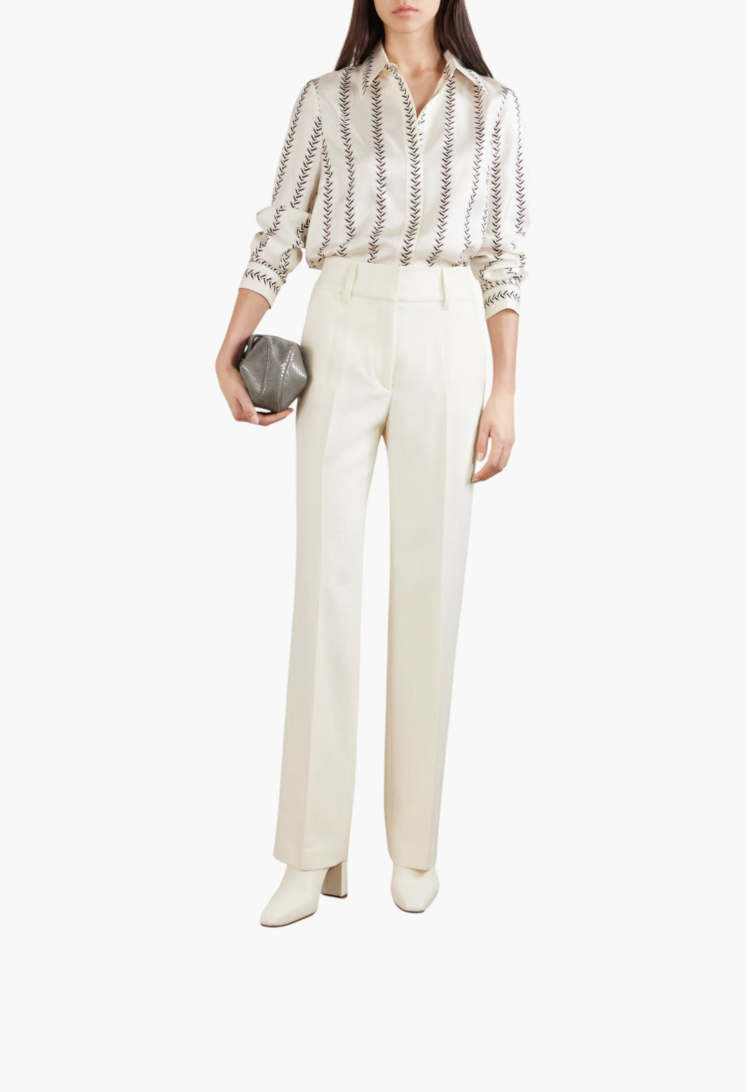 Soft Demi Snake-Effect Leather Clutch - GLAM MODA