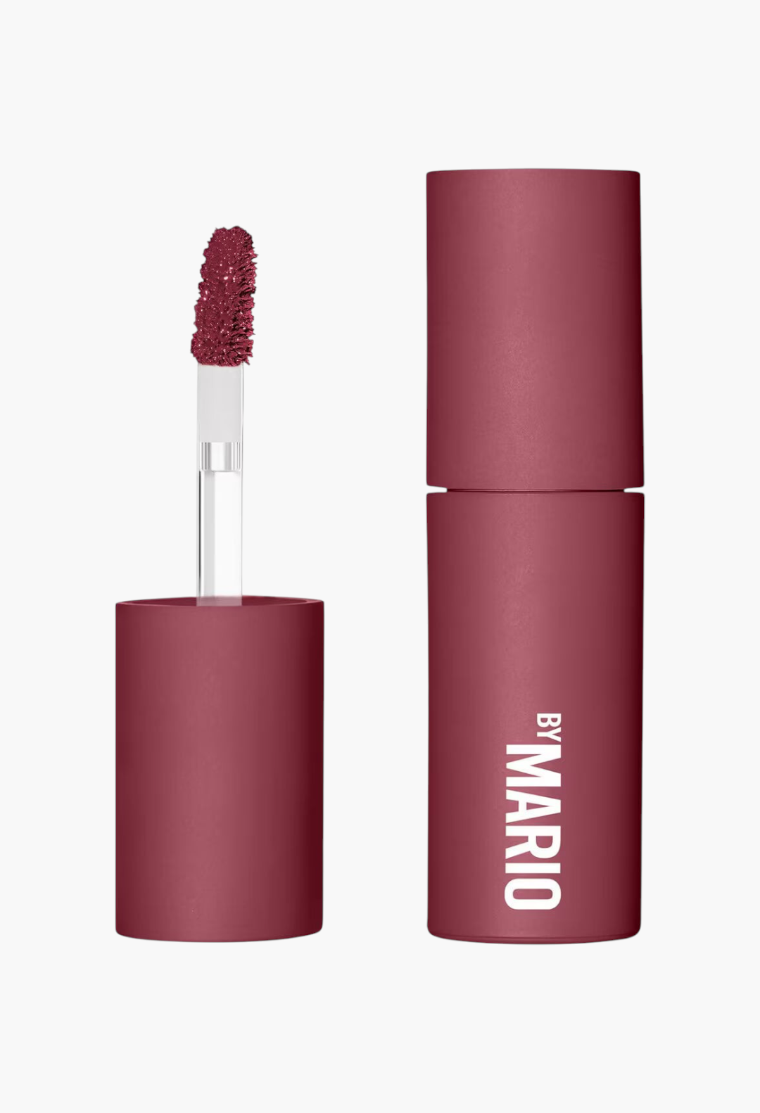 GLAM MODA MoistureGlow plumping liquid lip color in Smokey Pink mauve shade with angled cushion applicator wand.