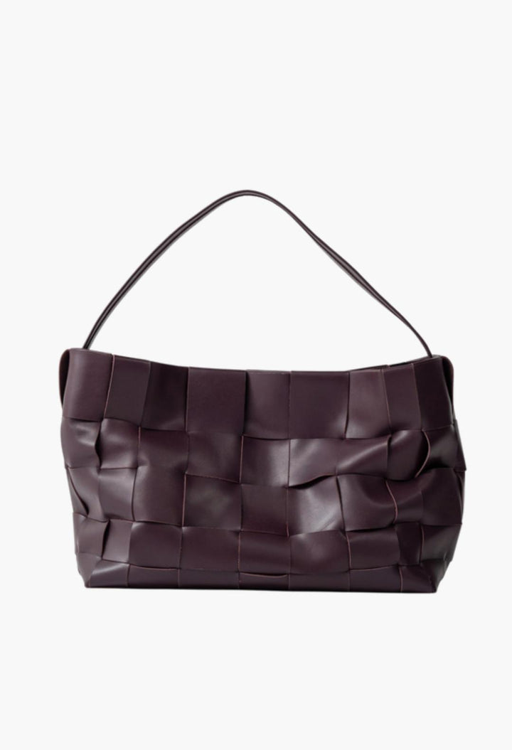 Woven Large Tote - Black