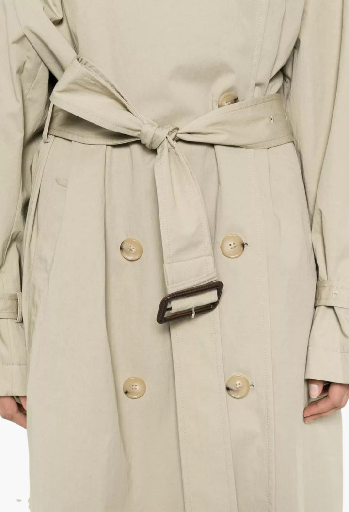 Cotton Blend Trench Coat - GLAM MODA