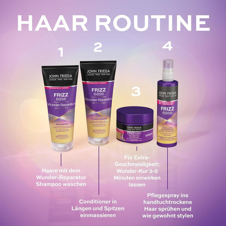 Frizz Ease Wunder Kur - Depthly Haarkur- For Unruly Hair - Intensive Repair And Strengthening - GLAM MODA