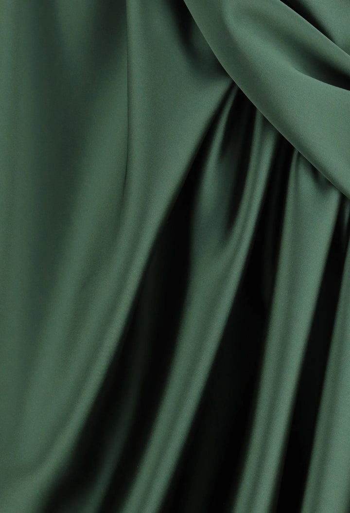 Draped Midi Dress - GLAM MODA