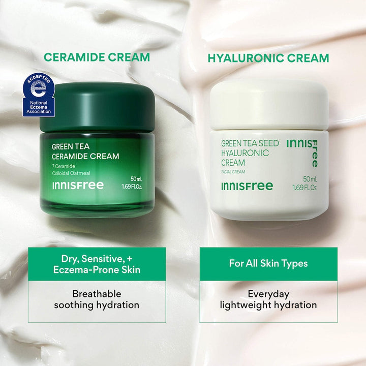 Green Tea Ceramide Cream for Redness & Barrier Repair - GLAM MODA
