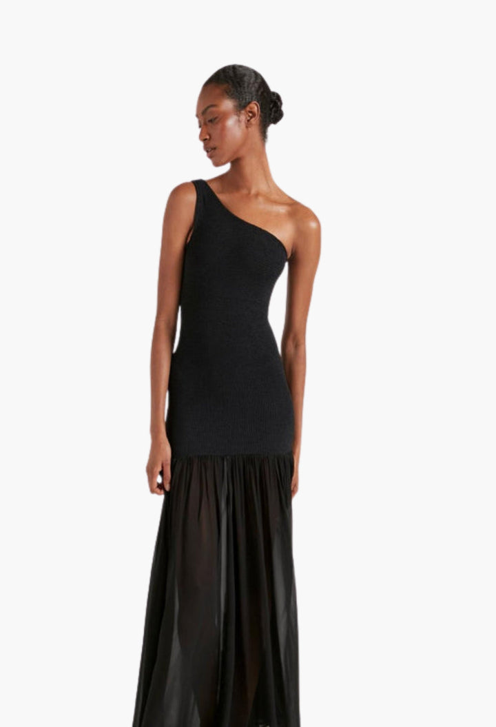 Nancy Hybrid Dress Black