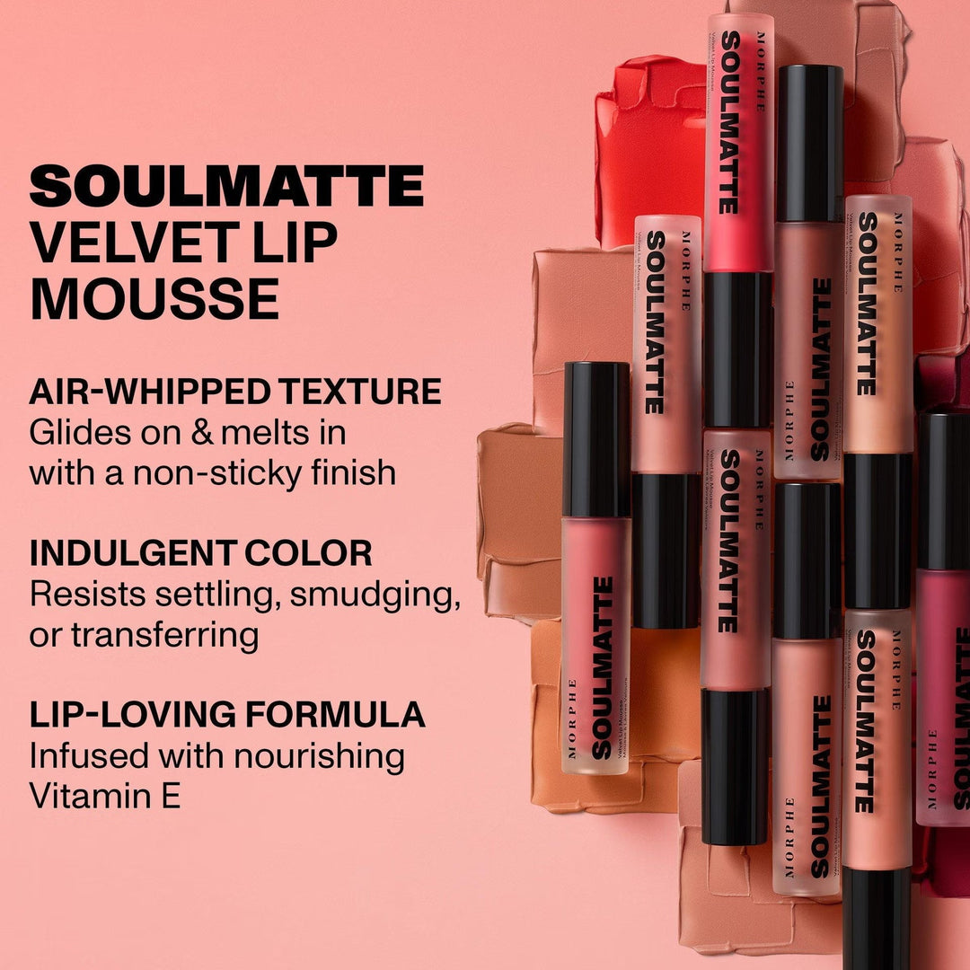 Soulmatte Velvet Lip Mousse -Velvet Matte Lipstick-GLAM MODA
