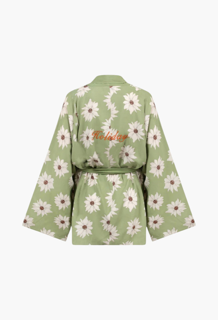 White Lotus Dreams Kimono - GLAM MODA