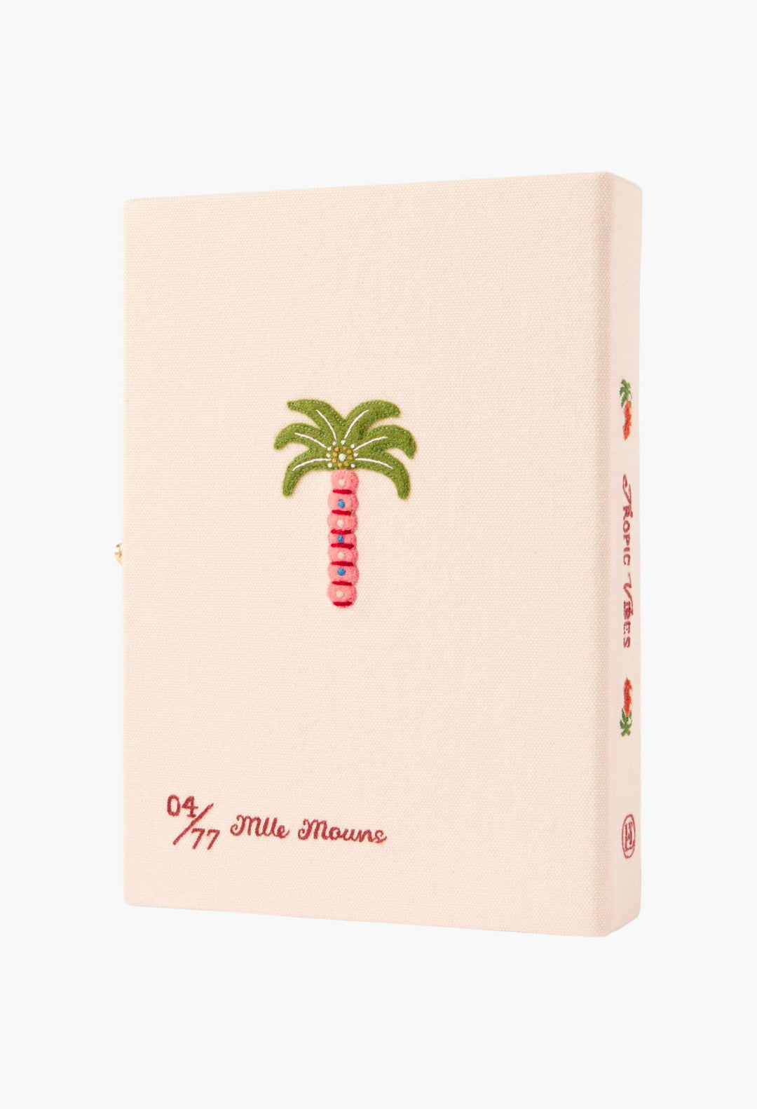Tropic Vibes Embroidered Appliquéd Cotton, Wool And Silk-Blend Canvas Clutch - GLAM MODA
