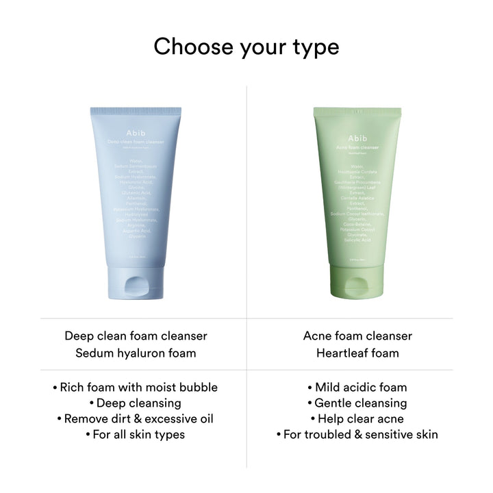 Deep Clean Foam Cleanser Sedum Hyaluron Foam