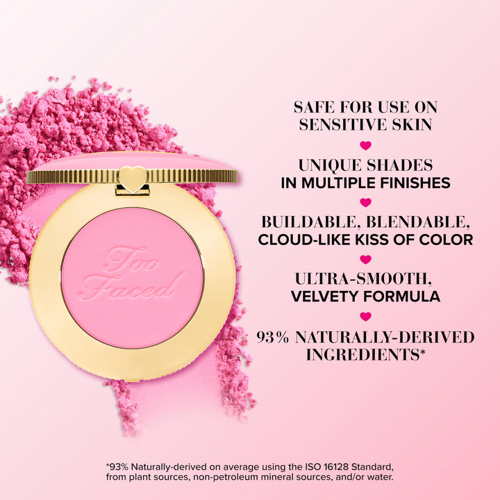 Too Faced Dream A Little Dream Blush & Lip Gloss Set | Cloud Crush Powder Blush + Kissing Jelly Lip Oil With Sheer Coverage, Gift Set - GLAM MODA