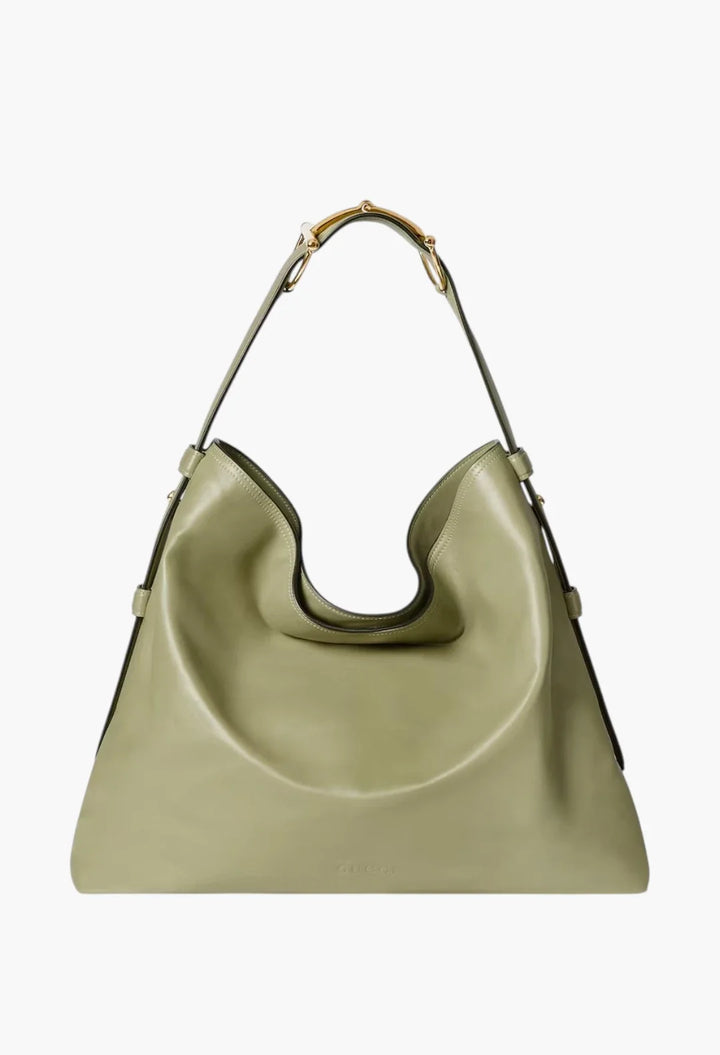 Sage Green Leather - Gucci Beatrix Large Tote Bag