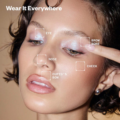 Shiny Objects Wet Glisten Highlighter Powder for Face and Eyes - GLAM MODA