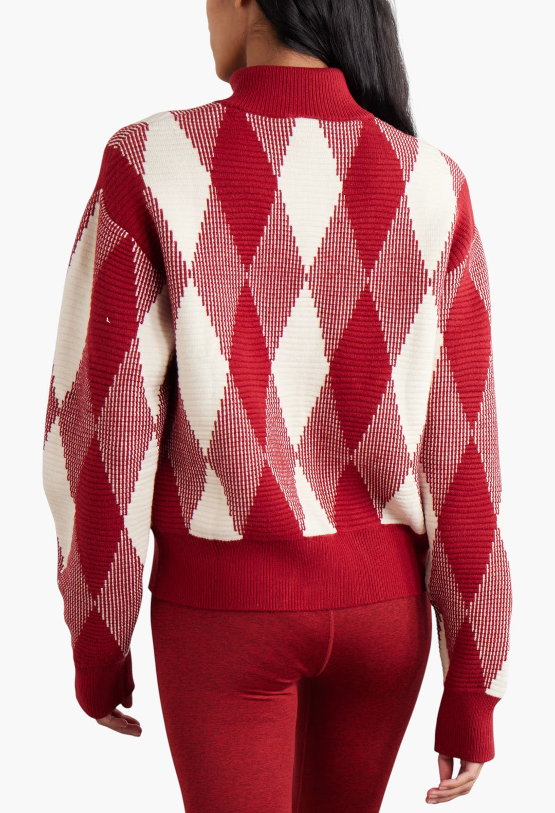 Karina Jacquard-Knit Cardigan - GLAM MODA