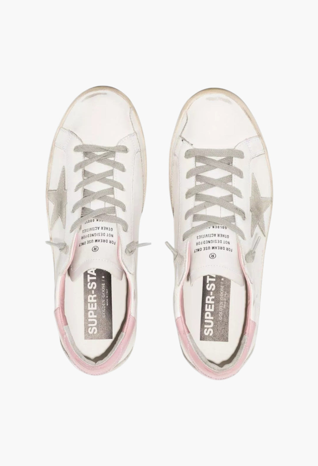 Golden goose - Super-Star Leather Sneakers - GLAM MODA