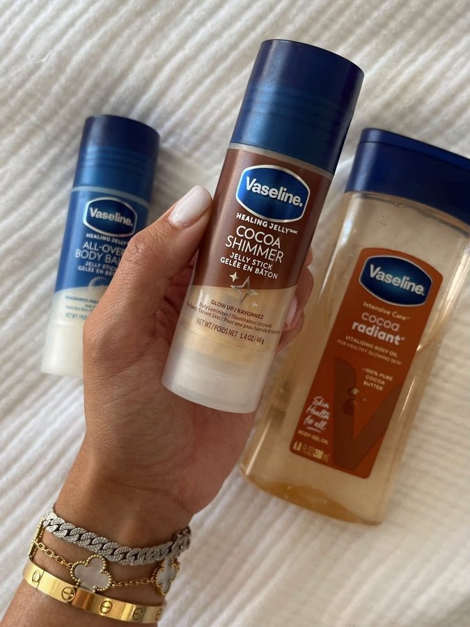 Vaseline Cocoa Shimmer Jelly Stick Cocoa Butter - 1.4oz - GLAM MODA