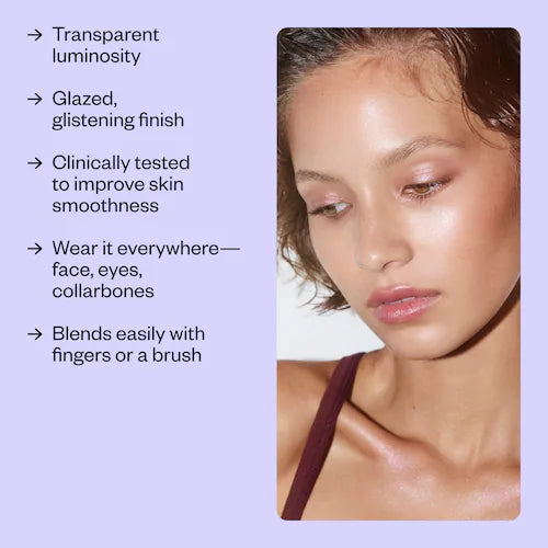 Shiny Objects Wet Glisten Highlighter Powder for Face and Eyes - GLAM MODA