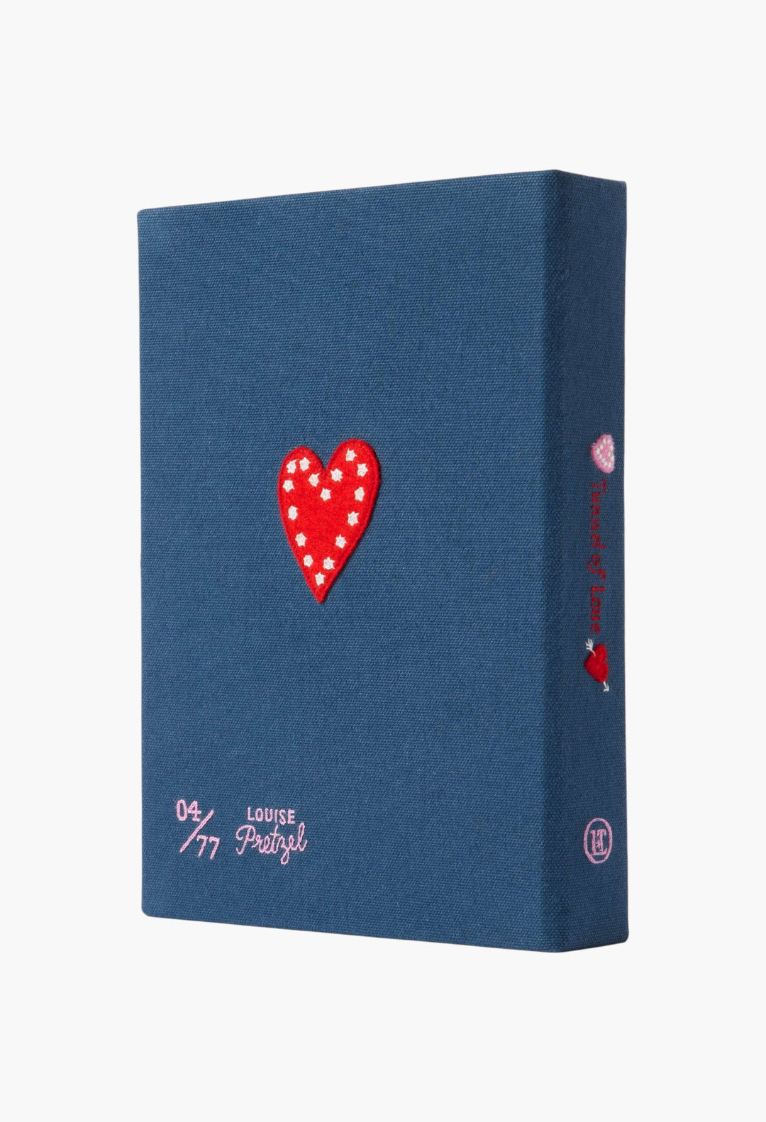 Tunnel Of Love Embroidered Appliquéd Canvas Clutch - GLAM MODA