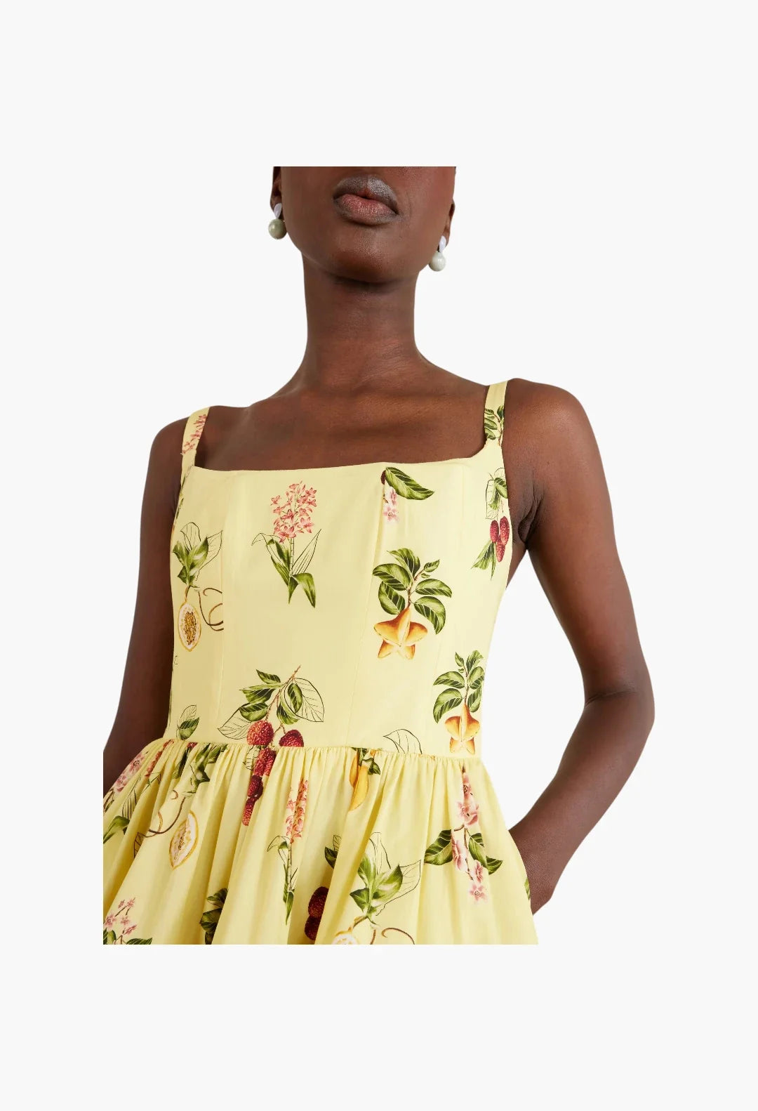 Granadilla tiered floral-print cotton-poplin mini dress