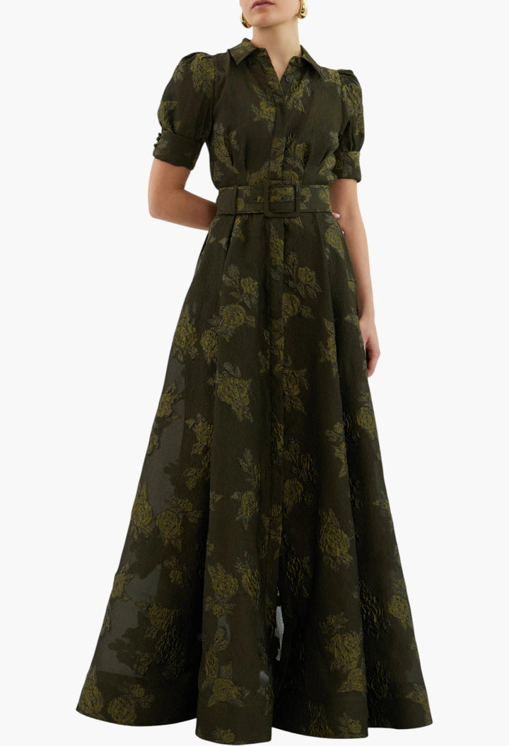 Afina Short Sleeve Gown - GLAM MODA