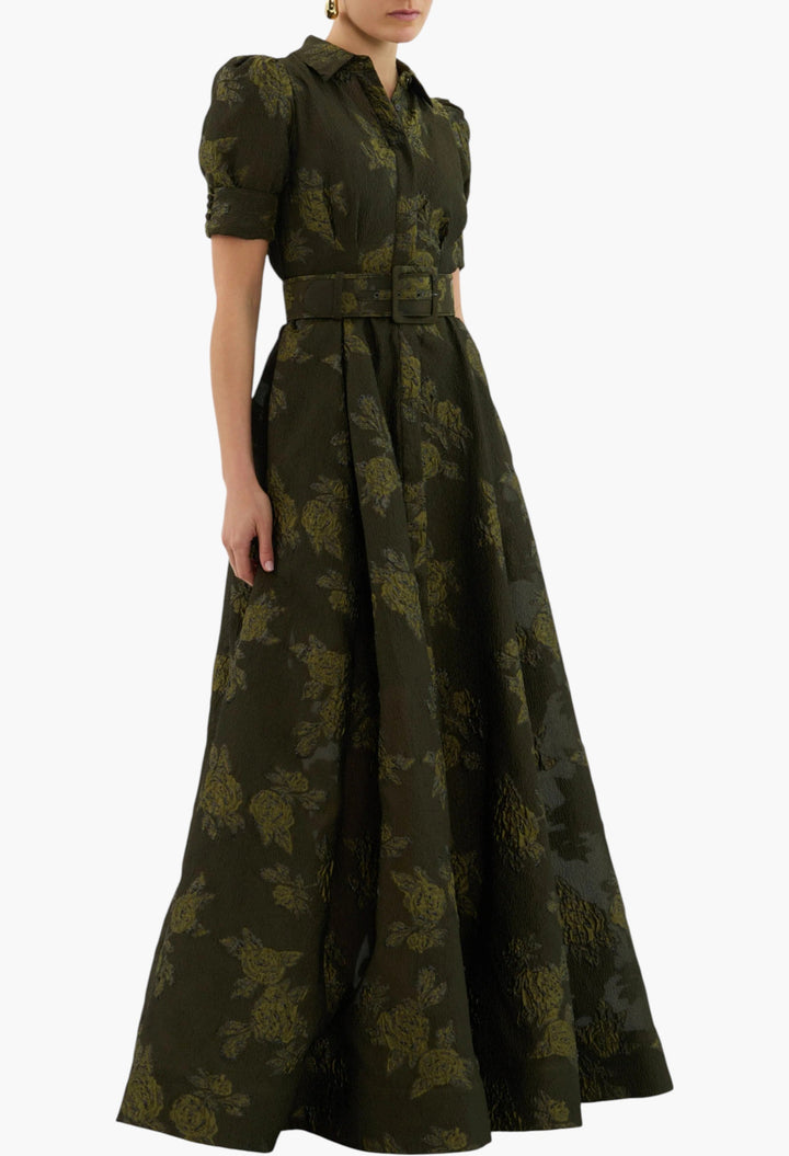 Afina Short Sleeve Gown - GLAM MODA